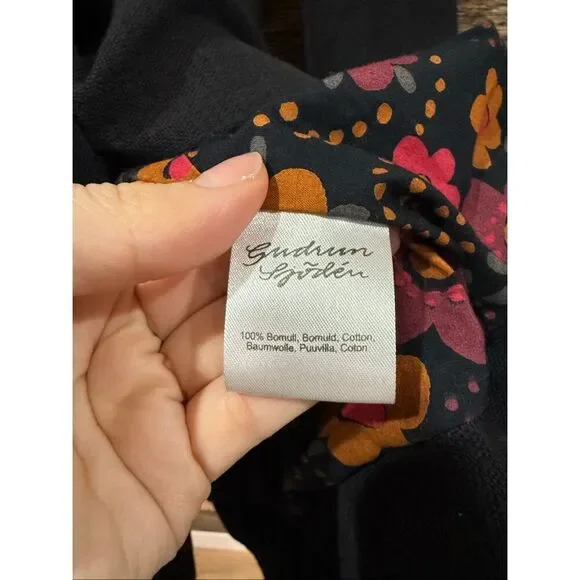 Gudrun Sjoden embroidered jacket coat sz Large - Picture 4 of 8